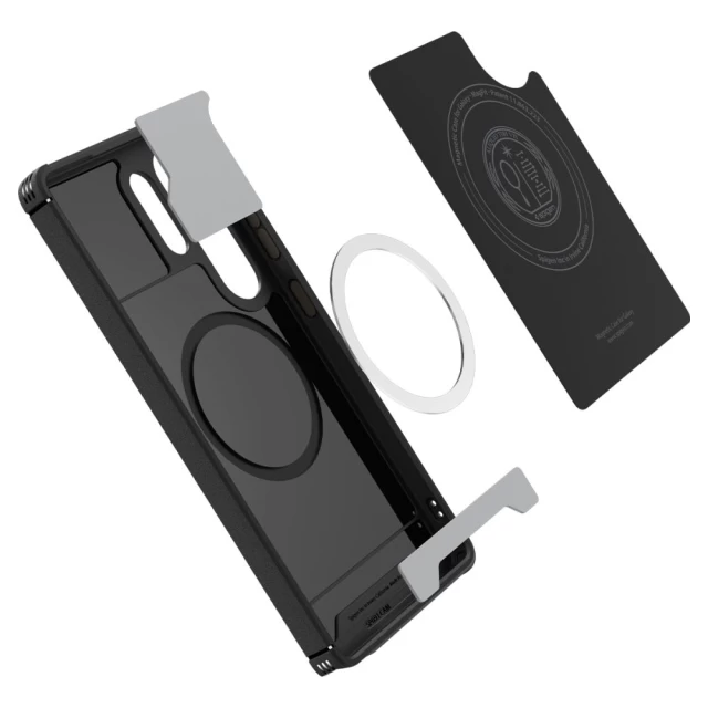 Чехол Spigen Core Armor для Samsung Galaxy S25 Ultra (S938) Matte Black with MagSafe (ACS08913)