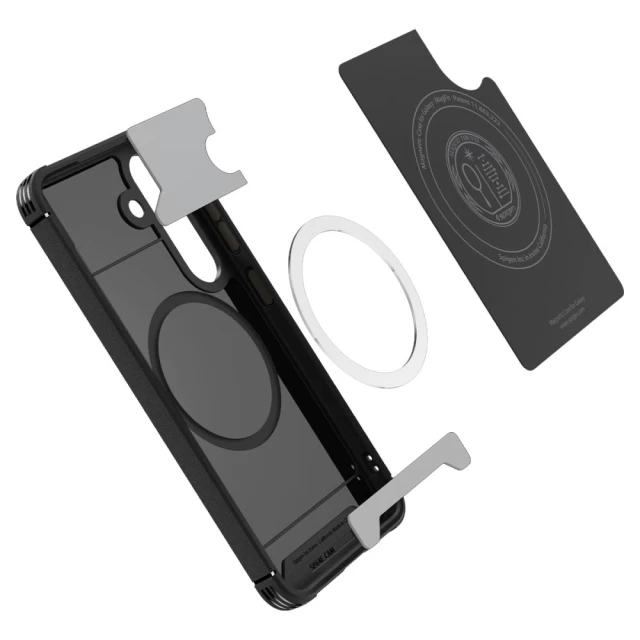 Чохол Spigen Core Armor для Samsung Galaxy S25 Matte Black with MagSafe (ACS08924)