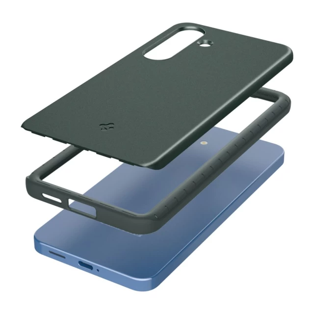 Чохол Spigen Thin Fit Mag для Samsung Galaxy S25 Abyss Green with MagSafe (ACS08994)