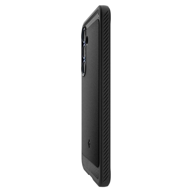 Чохол Spigen Rugged Armor для Samsung Galaxy S25 Matte Black with MagSafe (ACS08998)