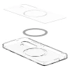 Чохол Spigen Ultra Hybrid для Samsung Galaxy S25 Clear White with MagSafe (ACS09002)