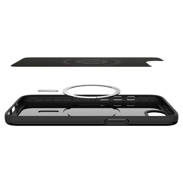 Чехол Spigen Thin Fit Mag для iPhone 16e Black with MagSafe (ACS09135)