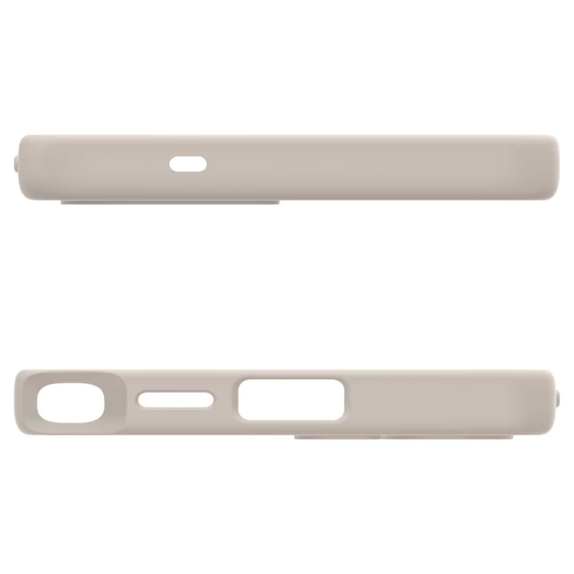 Чехол Spigen Silicone Fit для Samsung Galaxy S25 Ultra (S938) Natural Titanium with MagSafe (ACS09165)