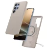 Чехол Spigen Silicone Fit для Samsung Galaxy S25 Ultra (S938) Natural Titanium with MagSafe (ACS09165)