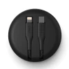 Кабель Uniq MFI Halo USB-C to Lightning 18W 1.2m Midnight Black (UNIQ-HALO(CTMFI)-BLACK)