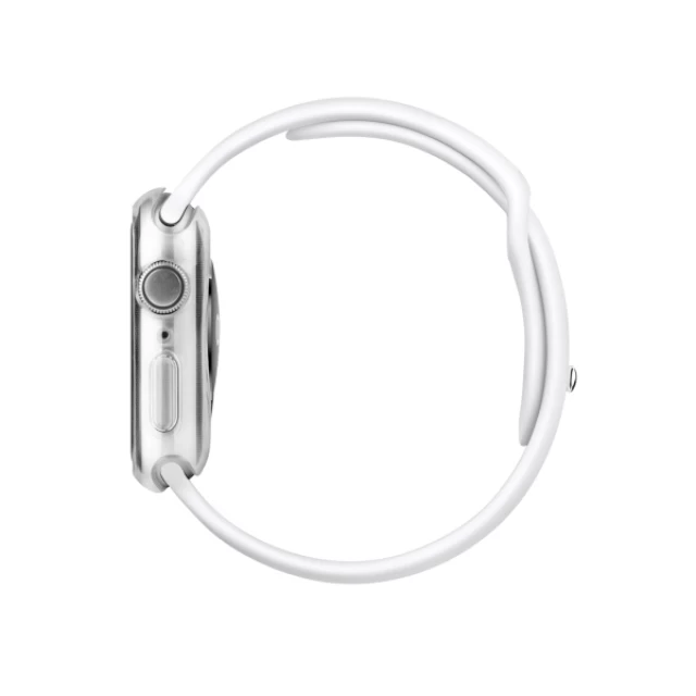 Чехол Uniq Glase для Apple Watch 4 | 5 | 6 | SE 44 mm Clear (UNIQ-44MM-GLSGCLR)