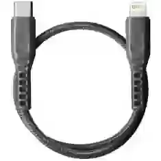 Кабель Uniq Flex USB-C to Lightning 0.3m Сharcoal Grey (UNIQ-FLEX030(CTMFI)-GREY)