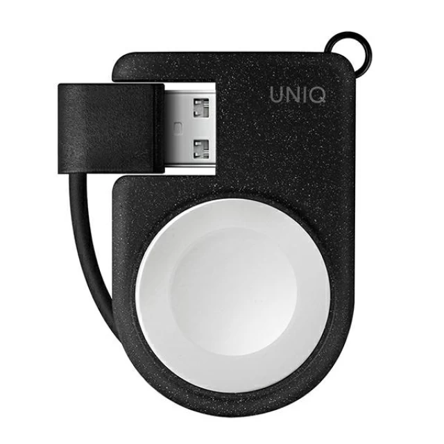 Бездротовий зарядний пристрій Uniq Cove 5W Charcoal Black (UNIQ-COVE-BLACK)