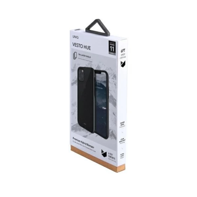 Чехол Uniq Vesto Hue для iPhone 11 Pro Gunmetal (UNIQ-IP5.8HYB(2019)-VESHGMT)
