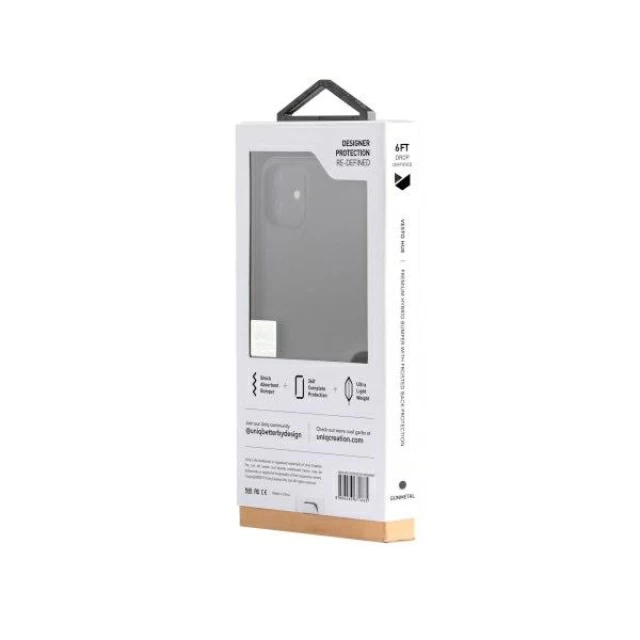 Чехол Uniq Vesto Hue для iPhone 11 Gunmetal (UNIQ-IP6.1HYB(2019)-VESHGMT)