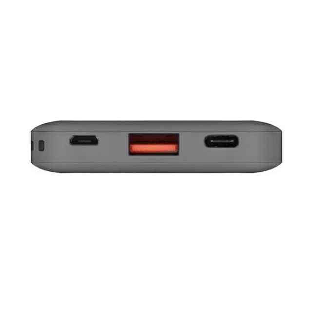 Портативное зарядное устройство Uniq Fuele 8000mAh 18W USB-A/USB-C/micro USB Grey (UNIQ-FUELEMINI-GREY)