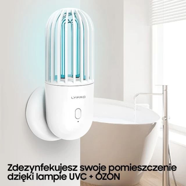 Дезінфікуюча лампа Uniq LYFRO Hova UV-C White (LYFRO-HOVA-WHT)