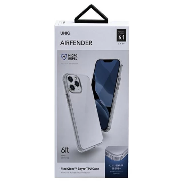 Чехол Uniq Air Fender для iPhone 12 | 12 Pro Nude Transparent (UNIQ-IP6.1HYB(2020)-AIRFNUD)