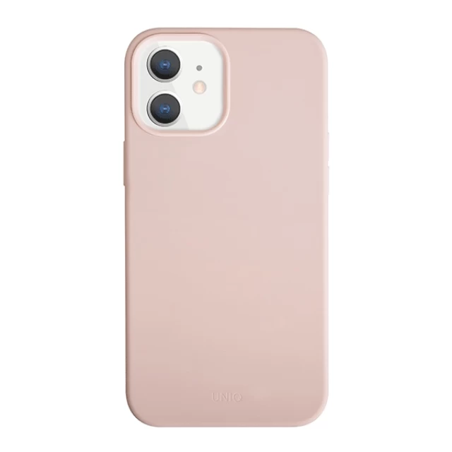 Чохол Uniq Lino Hue для iPhone 12 mini Blush Pink (UNIQ-IP5.4HYB(2020)-LINOHPNK)