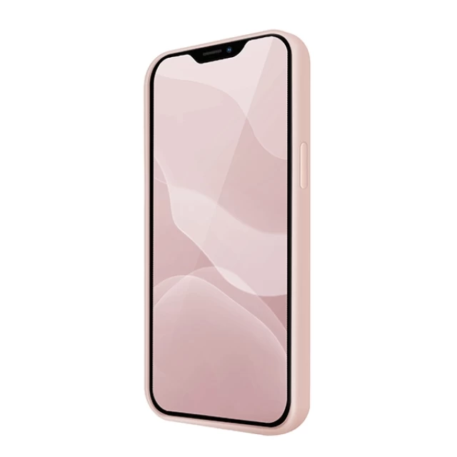 Чохол Uniq Lino Hue для iPhone 12 mini Blush Pink (UNIQ-IP5.4HYB(2020)-LINOHPNK)