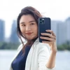 Чохол Uniq Lino Hue для iPhone 12 | 12 Pro Marine Blue (UNIQ-IP6.1HYB(2020)-LINOHBLU)