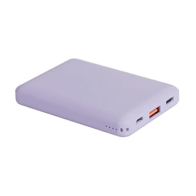 Портативний зарядний пристрій Uniq Fuele 8000mAh 18W USB-A/USB-C/micro USB Lavender (UNIQ-FUELEMINI-LAVENDER)