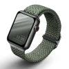 Ремінець Uniq Aspen Braided DE для Apple Watch 49 | 45 | 44 | 42 mm Cypress Green (UNIQ-44MM-ASPGRN)