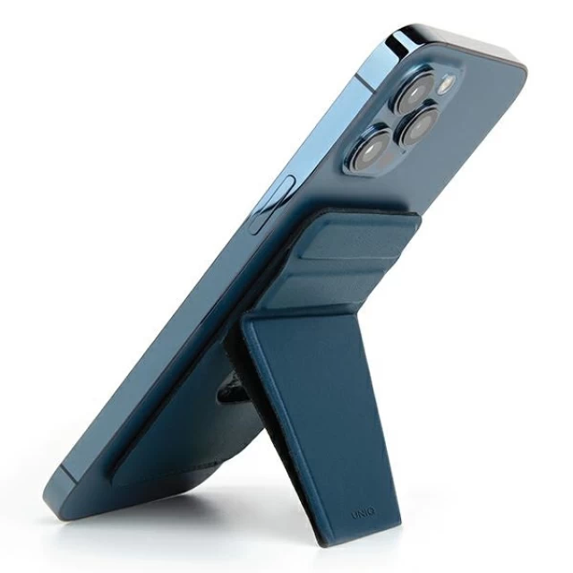Магнітна підставка для телефона/тримач для карт Uniq Lyft Magnetic Blue (UNIQ-MGSNAPONCH-LYFTBLU)