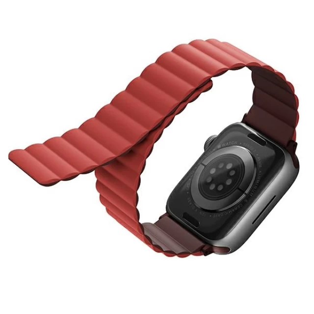 Ремінець Uniq Revix для Apple Watch 41 | 40 | 38 mm Maroon Coral (Uniq-41MM-REVMRNCRL)