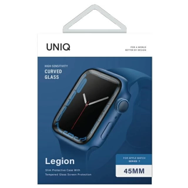 Чехол UNIQ Legion для Apple Watch 45 mm Cobalt Blue (UNIQ-45MM-LEGNBLU)