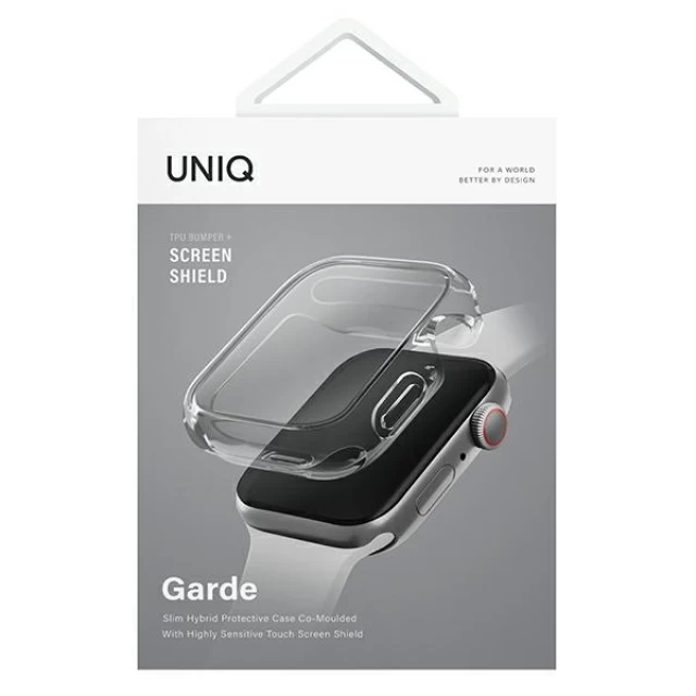 Чохол Uniq Garde для Apple Watch 7 | 8 41 mm Clear (UNIQ-41MM-GARCLR)