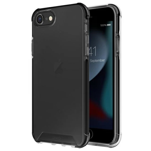 Чехол Uniq Combat для iPhone SE 2022/SE 2020 | 8 | 7 Carbon Black (UNIQ-IPSE(2022)HYB-COMBLK)