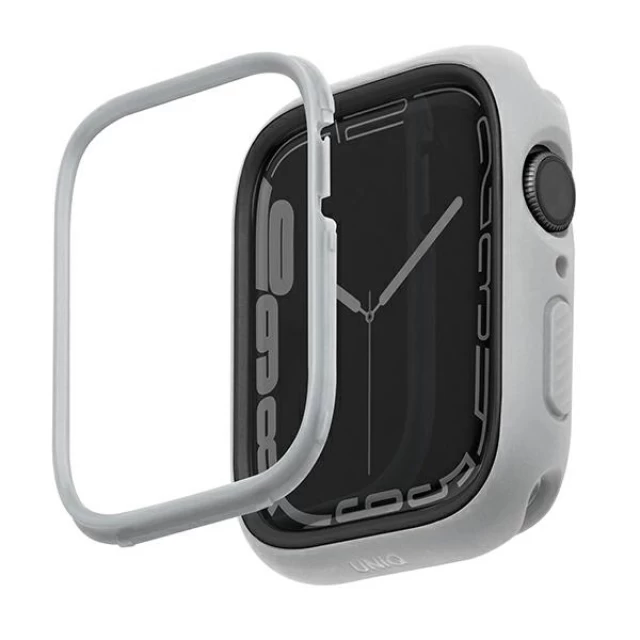 Чохол Uniq Moduo для Apple Watch 4/5/6/7/8/SE 44 | 45 mm Chalk Grey (UNIQ-45MM-MDCHSGRY)