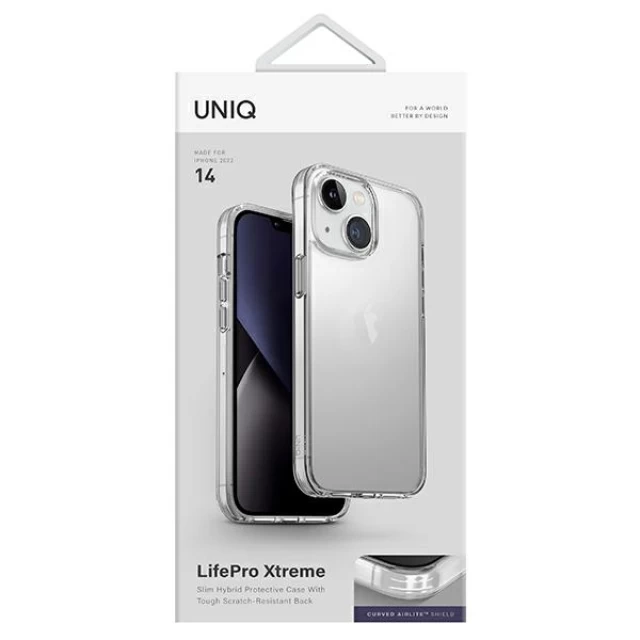 Чехол Uniq LifePro Xtreme для iPhone 14 Crystal Clear (UNIQ-IP6.1(2022)-LPRXCLR)