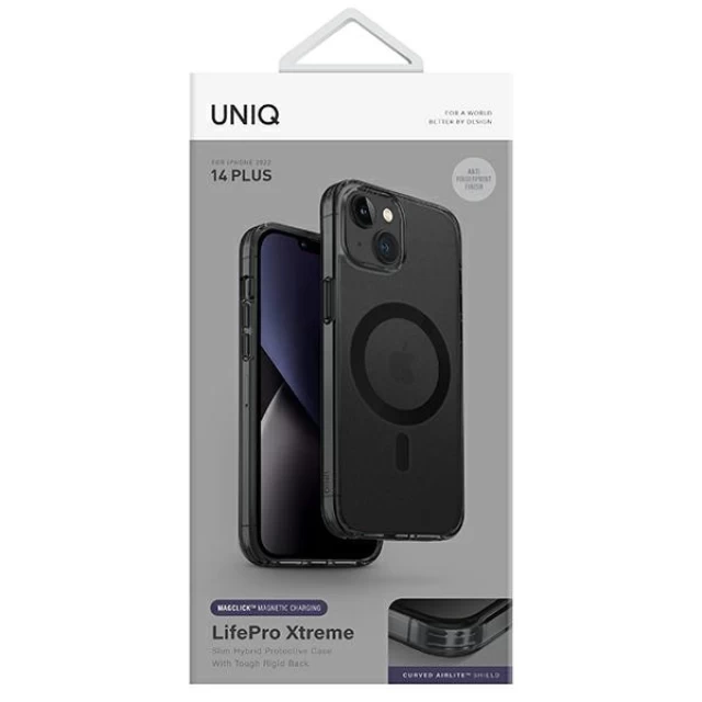 Чохол Uniq LifePro Xtreme для iPhone 14 Plus Frost Smoke with MagSafe (UNIQ-IP6.7M(2022)-LXAFMSMK)