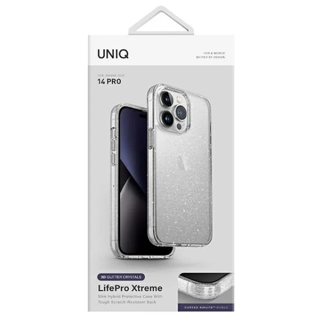 Чохол Uniq LifePro Xtreme для iPhone 14 Pro Tinsel Lucent (UNIQ-IP6.1P(2022)-LPRXLUC)