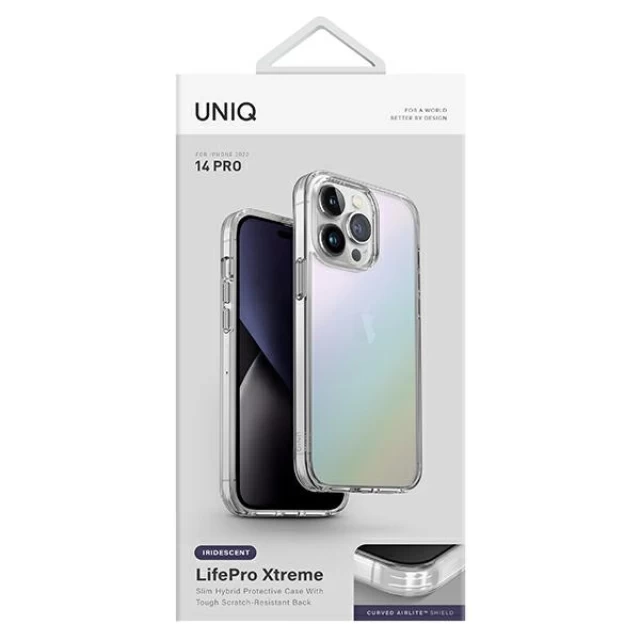 Чехол Uniq LifePro Xtreme для iPhone 14 Pro Iridescent (UNIQ-IP6.1P(2022)-LPRXIRD)