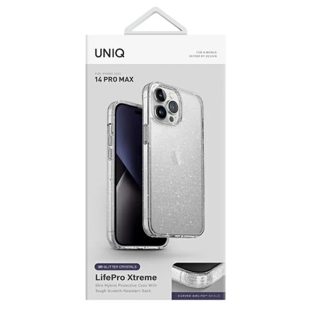 Чохол Uniq LifePro Xtreme для iPhone 14 Pro Max Tinsel Lucent (UNIQ-IP6.7PM(2022)-LPRXLUC)