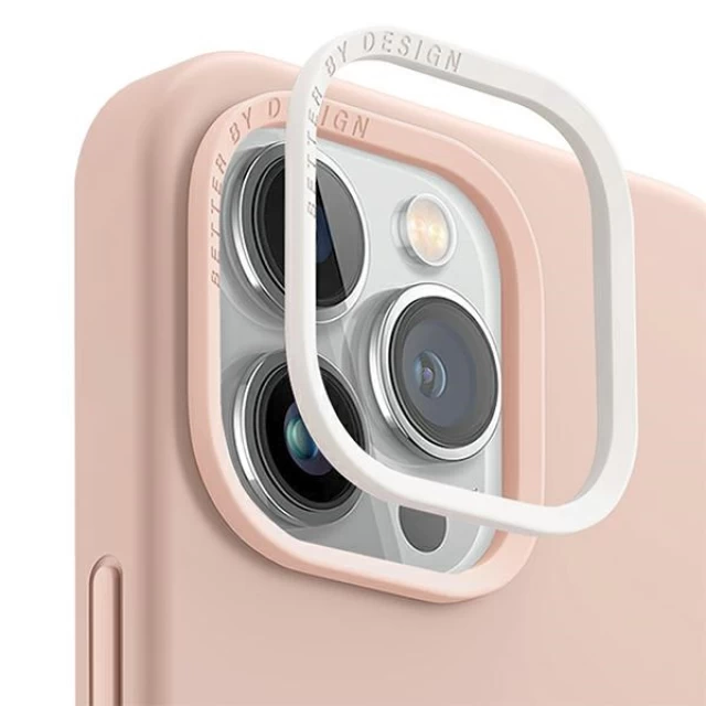 Чохол Uniq Lino для iPhone 14 Blush Pink (UNIQ-IP6.1(2022)-LINOPNK)