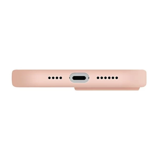Чехол Uniq Lino для iPhone 14 Plus Blush Pink (UNIQ-IP6.7M(2022)-LINOPNK)