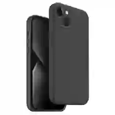 Чохол Uniq Lino Hue для iPhone 14 Plus Charcoal Grey with MagSafe (UNIQ-IP6.7M(2022)-LINOHMGRY)