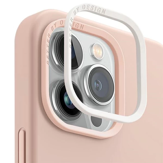 Чохол Uniq Lino Hue для iPhone 14 Plus Blush Pink with MagSafe (UNIQ-IP6.7M(2022)-LINOHMPNK)