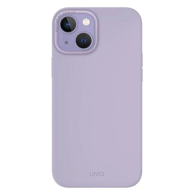 Чехол Uniq Lino для iPhone 14 Plus Lilac Lavender (UNIQ-IP6.7M(2022)-LINOLAV)