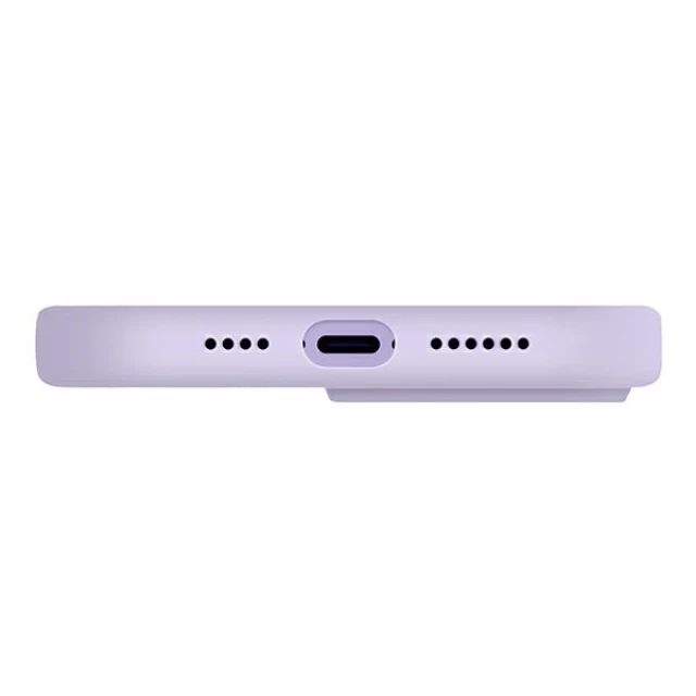 Чехол Uniq Lino для iPhone 14 Plus Lilac Lavender (UNIQ-IP6.7M(2022)-LINOLAV)