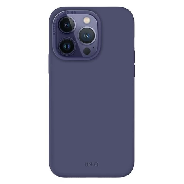 Чохол Uniq Lino для iPhone 14 Pro Purple Fig (UNIQ-IP6.1P(2022)-LINOPUR)