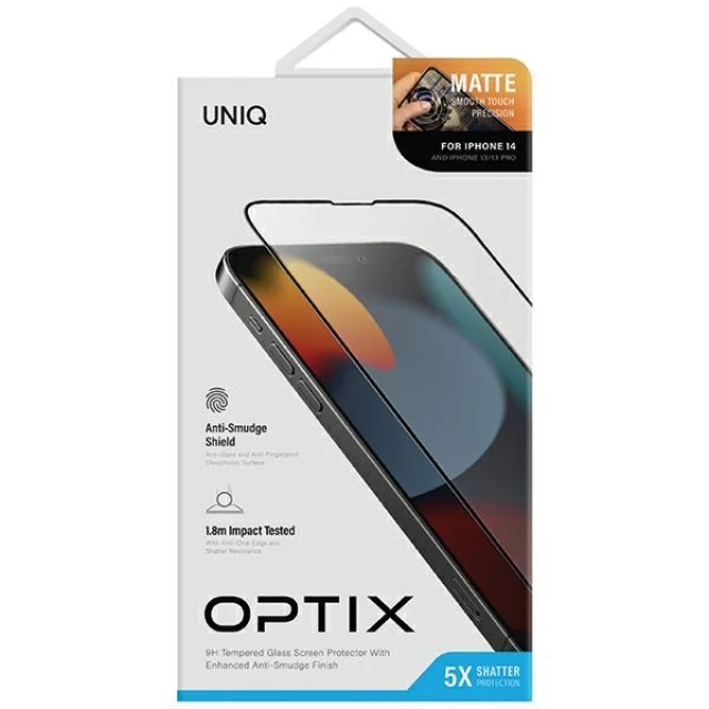 Захисне скло UNIQ Optix Vivid для iPhone 14 (UNIQ-IP6.1(2022)-VIVIDCLEAR)