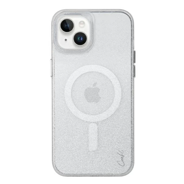 Чехол Uniq Coehl Lumino для iPhone 14 Plus Sparkling Silver with MagSafe (UNIQ-IP6.7M(2022)-LUMSSIL)