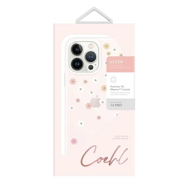 Чохол Uniq Coehl Aster для iPhone 14 Pro Spring Pink (UNIQ-IP6.1P(2022)-ASTSPNK)