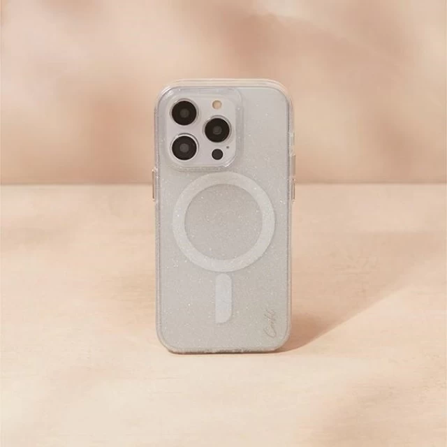 Чохол Uniq Coehl Lumino для iPhone 14 Pro Sparkling Silver with MagSafe (UNIQ-IP6.1P(2022)-LUMSSIL)