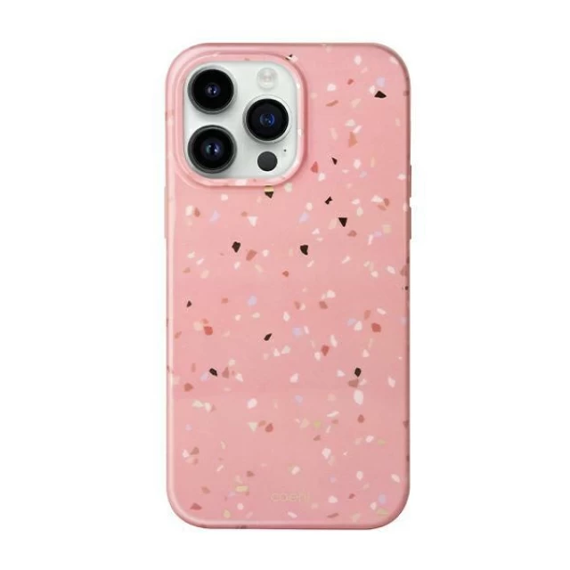 Чохол Uniq Coehl Terrazzo для iPhone 14 Pro Max Coral Pink (UNIQ-IP6.7PM(2022)-TEZCPK)