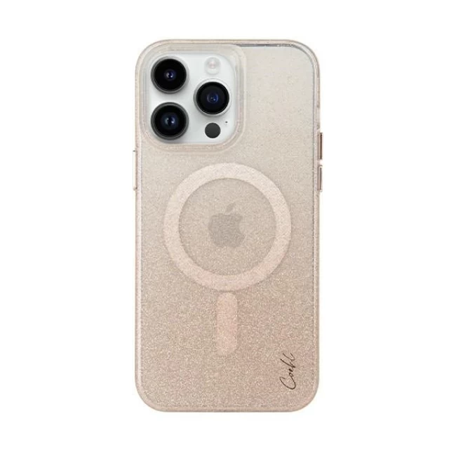 Чехол Uniq Coehl Lumino для iPhone 14 Pro Max Champagne Gold with MagSafe (UNIQ-IP6.7PM(2022)-LUMCGLD)