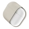 Чохол для навушників Uniq Lino для AirPods Pro 2 Beige Ivory (UNIQ-AIRPODSPRO2-LINOIVY)