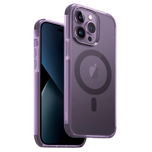 Чохол Uniq Combat для iPhone 14 Pro Max Fig Purple with MagSafe (UNIQ-IP6.7PM(2022)-COMAFMPUR)