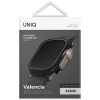 Чохол Uniq Valencia для Apple Watch Ultra 49 mm Midnight Black (UNIQ-49MM-VALBLK)