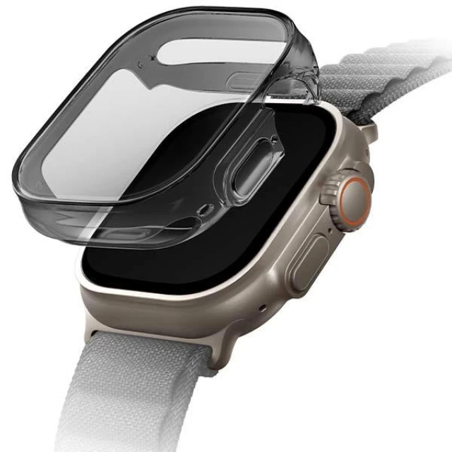 Чехол Uniq Garde для Apple Watch Ultra 49 mm Smoked Grey (UNIQ-49MM-GARSMK)